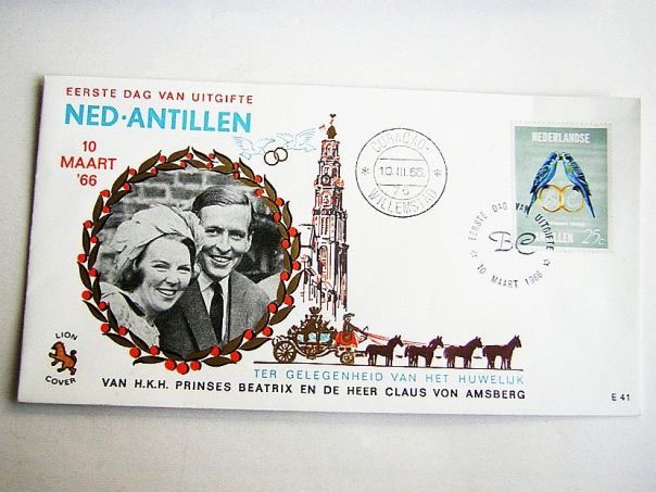 1966 Huwelijk Beatrix Ned Ant - (5641)